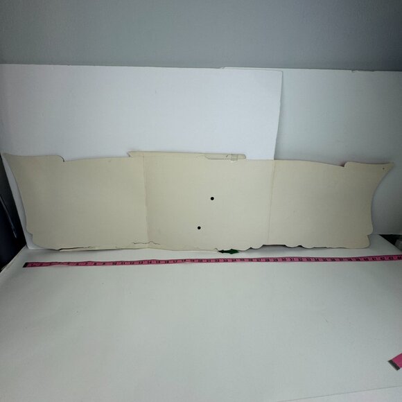 Vtg Disney Mickey Minnie Daisy Donald Duck Happy Holidays Paper Accordion Tree - Picture 12 of 12